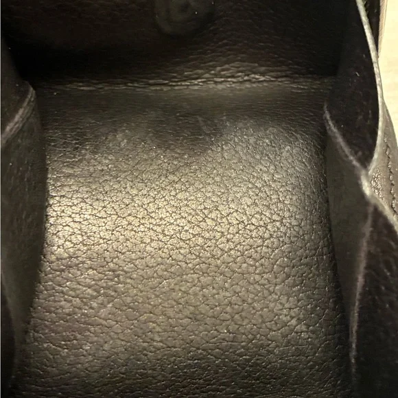 Hermes Black Leather Coin Pouch - Picture 14 of 15